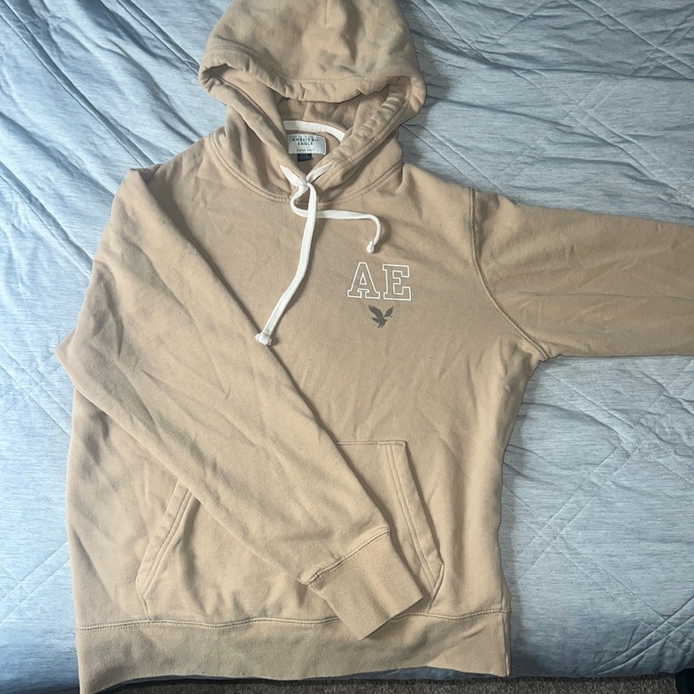 AE Logo Graphic Pullover Hoodie